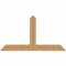 Ekena Millwork Portland Timber Gable Bracket, Western Red Cedar, 60"W x 32"H x 3 1/2"D x 5 1/2"F, 13/12 Pitch GBW060X32X0406POR00SWR - alternate 1